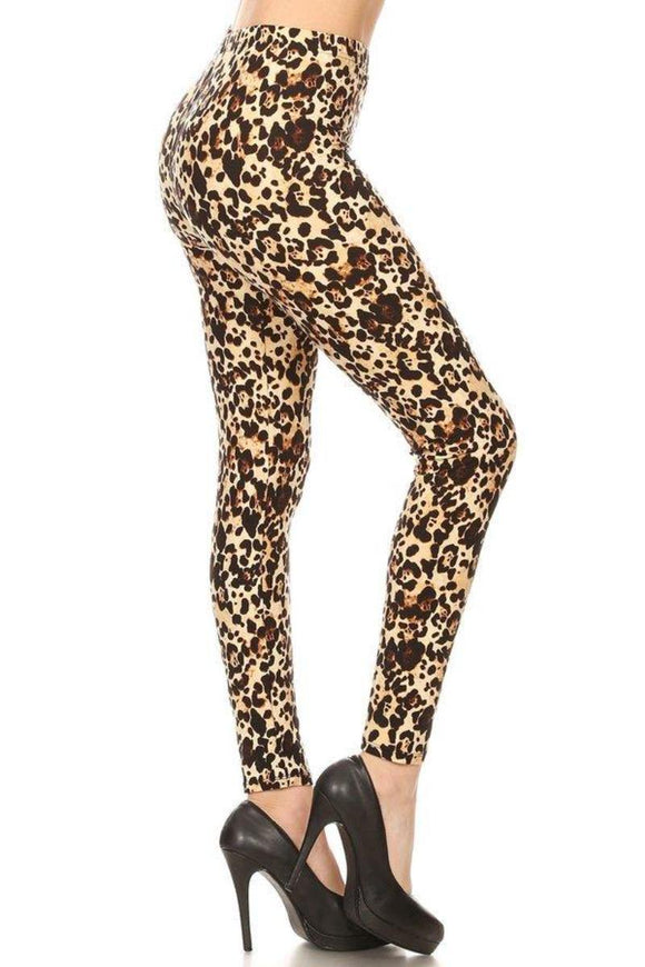 Buttery Soft One Size Printed Brown Leopard - London Poppy Store