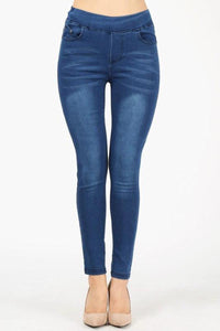 Denim Jeggings Medium Blue - London Poppy Store