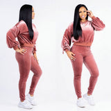 The Vibe Velour Two Piece set