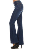 Denim Bell Bottom Pants Medium Blue - London Poppy Store