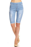 Distressed Denim Shorts - London Poppy Store